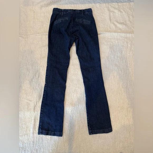 $218 Bevy Flog Adele Flared Hem Denim Jeans Size 27 Waist - Picture 11 of 11